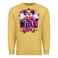 Antique Gold Bull sheet Halloween ghost Heifer Premium Sweatshirt - RanaPortraitStore