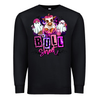 Black Bull sheet Halloween ghost Heifer Premium Sweatshirt - RanaPortraitStore