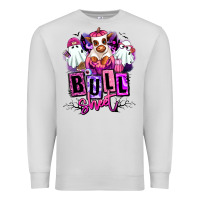 Dove Grey Bull sheet Halloween ghost Heifer Premium Sweatshirt - RanaPortraitStore