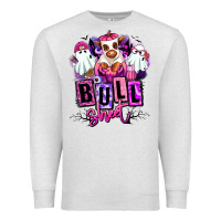 Oatmeal Heather Bull sheet Halloween ghost Heifer Premium Sweatshirt - RanaPortraitStore
