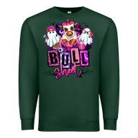 Sports Green Bull sheet Halloween ghost Heifer Premium Sweatshirt - RanaPortraitStore