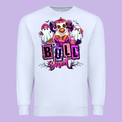 Bull Sheet Halloween Ghost Heifer Premium Sweatshirt Designed By Ranaportraitstore