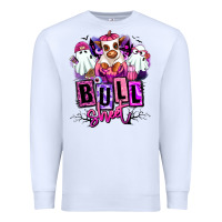 White Bull sheet Halloween ghost Heifer Premium Sweatshirt - RanaPortraitStore