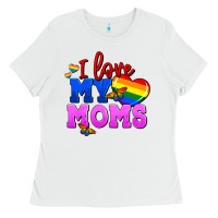 I Love My Moms Ladies Tee | Teevron
