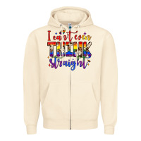 Sandshell i can't even think straight Zipper Hoodie - JahusDesignShop