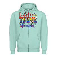 Seafoam i can't even think straight Zipper Hoodie - JahusDesignShop
