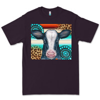 Plum Cow Tumbler Premium Tee - CowCowDesign