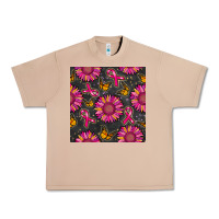 Burro breast cancer sunflower seamless pattern Urban Heavy Tee - BundleAndBundleShop