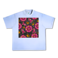 Grape Ice breast cancer sunflower seamless pattern Urban Heavy Tee - BundleAndBundleShop