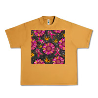 Peanut Butter breast cancer sunflower seamless pattern Urban Heavy Tee - BundleAndBundleShop