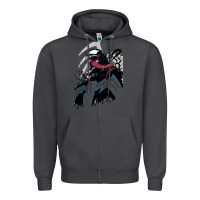 Smoke VENOM ART Zipper Hoodie - DesigneFamous