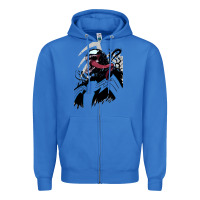 True Royal VENOM ART Zipper Hoodie - DesigneFamous