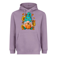 Lavender Fall Gnome Heavyweight Hoodie - RanaPortraitStore