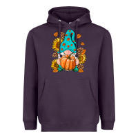 Plum Fall Gnome Heavyweight Hoodie - RanaPortraitStore