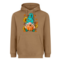 Toasted Coconut Fall Gnome Heavyweight Hoodie - RanaPortraitStore