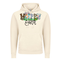 Vintage Artic Happy Easter Vintage Hoodie - CowhideDigitalArt