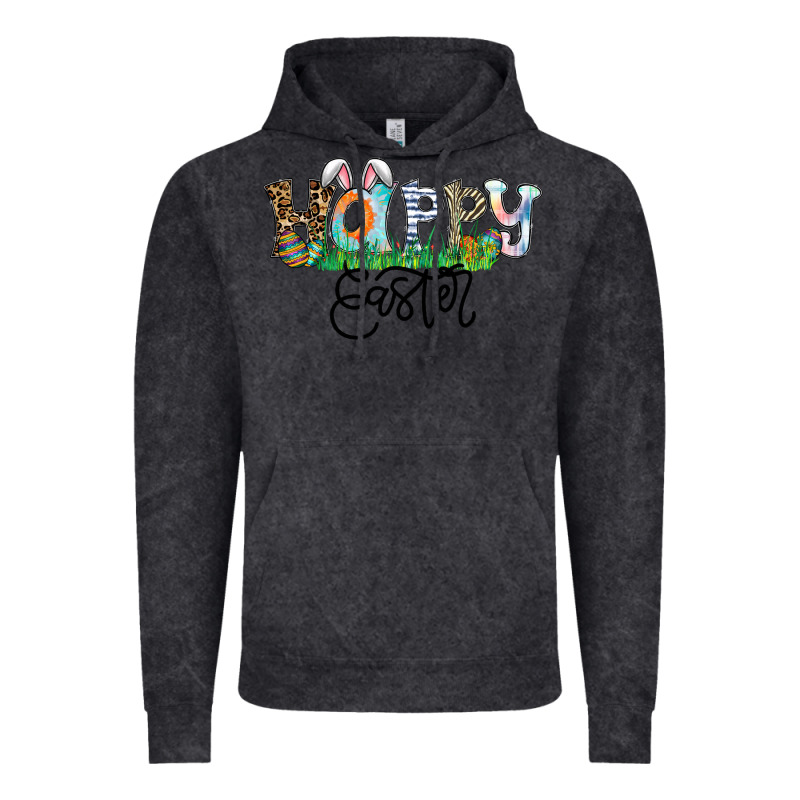 Happy Easter Vintage Hoodie by CowhideDigitalArt | Teevron