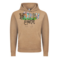 Vintage Coffee Happy Easter Vintage Hoodie - CowhideDigitalArt