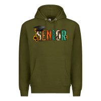 Army Green senior 2022 Premium Hoodie - Jasminsmagicworld