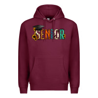 Burgundy senior 2022 Premium Hoodie - Jasminsmagicworld