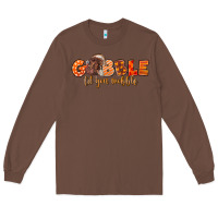 Chestnut Fall Gobble Gobble Til You Wobble Long Sleeve Tee - LillyAllenDesigns