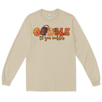 Mushroom Fall Gobble Gobble Til You Wobble Long Sleeve Tee - LillyAllenDesigns