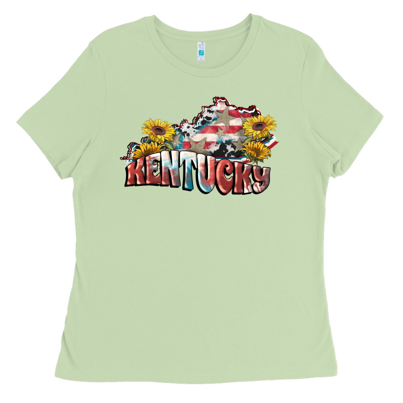 Kentucky 4th Of July Ladies Tee by FaDigitalArtStudio | Teevron