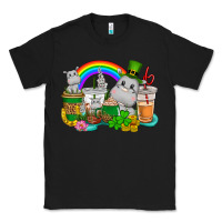 Black St. Patrick's Hippopotamus coffee cups Classic Tee - CowGirlArtShop