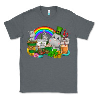 Charcoal Heather St. Patrick's Hippopotamus coffee cups Classic Tee - CowGirlArtShop