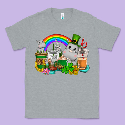 St. Patrick's Hippopotamus Coffee Cups Classic Tee Designed By Cowgirlartshop