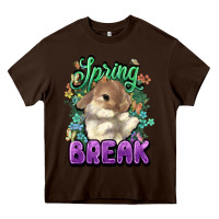 Chocolate Brown Easter spring break Easter Day Heavy Core Tee - HowdyJamesFarm