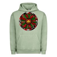 Pigment Oil Green Sunflower Christmas Urban Hoodie - RanaPortraitStore