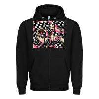 Black race cowhide tumbler Zipper Hoodie - JahusDesignShop