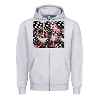 Heather Grey race cowhide tumbler Zipper Hoodie - JahusDesignShop
