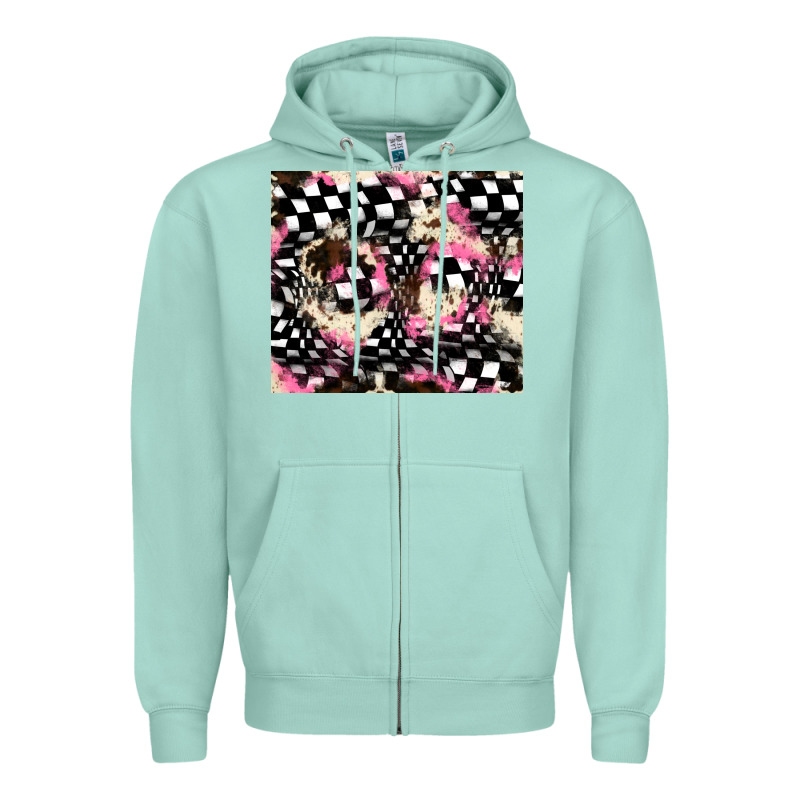 Race Cowhide Tumbler Zipper Hoodie by JahusDesignShop | Teevron