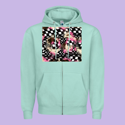 Race Cowhide Tumbler Zipper Hoodie Designed By Jahusdesignshop
