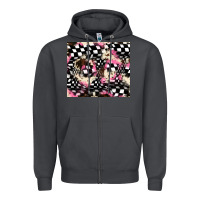 Smoke race cowhide tumbler Zipper Hoodie - JahusDesignShop