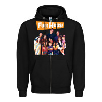 Black house cast full Zipper Hoodie - DesigneFamous