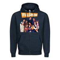 Navy house cast full Zipper Hoodie - DesigneFamous