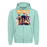 Seafoam house cast full Zipper Hoodie - DesigneFamous