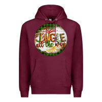 Burgundy Christmas Jingle Premium Hoodie - Artiststas