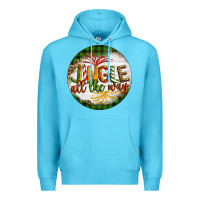 Ocean Blue Christmas Jingle Premium Hoodie - Artiststas