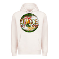 Pale Pink Christmas Jingle Premium Hoodie - Artiststas