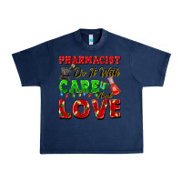 Navy pharmacist do it with care and love christmas Urban Heavy Tee - FaDigitalArtStudio