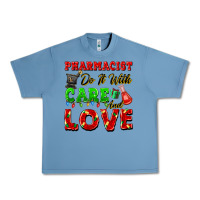 Pebble Blue pharmacist do it with care and love christmas Urban Heavy Tee - FaDigitalArtStudio