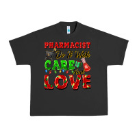 Pigment Black pharmacist do it with care and love christmas Urban Heavy Tee - FaDigitalArtStudio