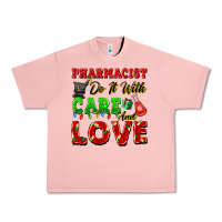Salmon pharmacist do it with care and love christmas Urban Heavy Tee - FaDigitalArtStudio