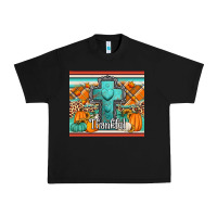 Black fall thankfull cross Urban Heavy Tee - Jasminsmagicworld