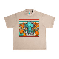 French Oak fall thankfull cross Urban Heavy Tee - Jasminsmagicworld