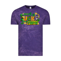 Cloud Purple one lucky mama Vintage Tee - FaDigitalArtStudio